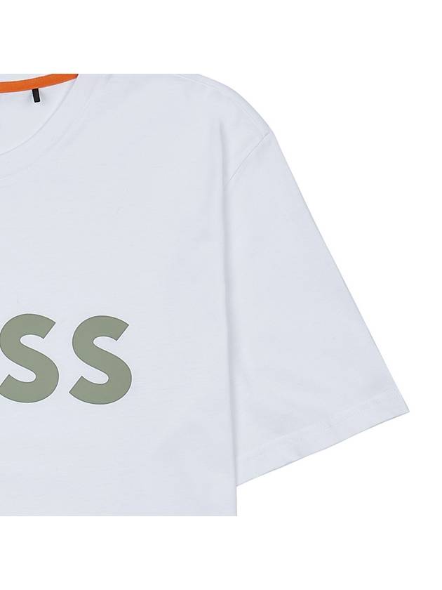 Logo Short Sleeve T-Shirt White - HUGO BOSS - BALAAN 7