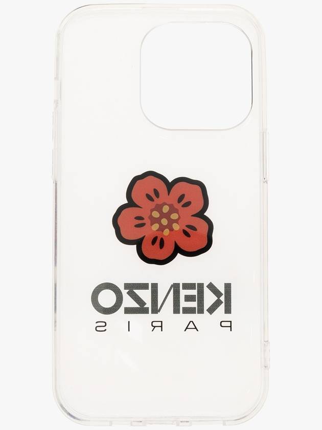 PARIS Boke iPhone 14 Pro Case Coral FD5COI14PRBF 27 - KENZO - BALAAN 4