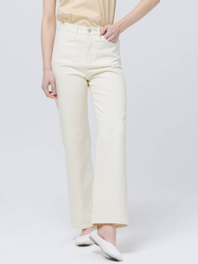 Non-span Waist Back Banding Wide Ivory Pants DO9232PT62 - DOYOUKNOWMC GOLF WEAR - BALAAN 2