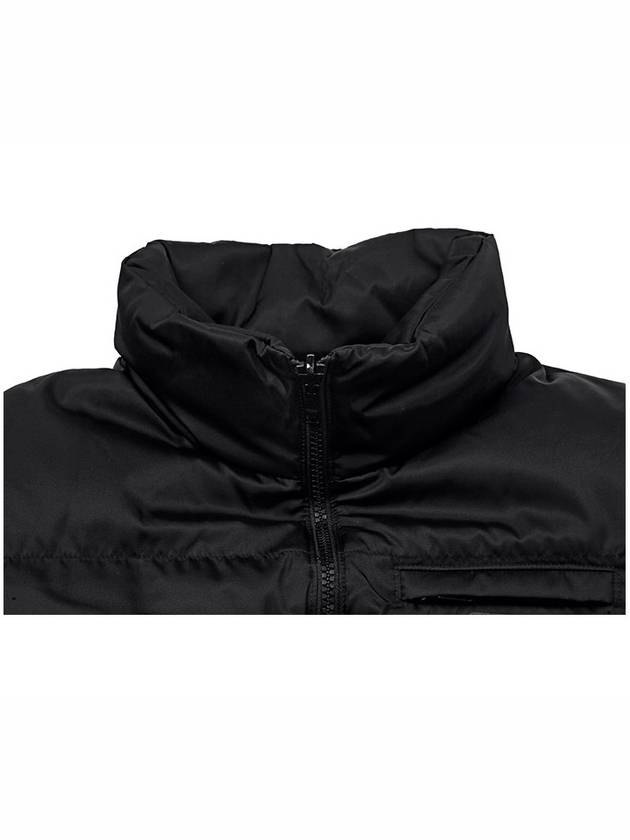 Medium-Length Re-Nylon Reversible Down Padded Jacket Black - PRADA - BALAAN 6