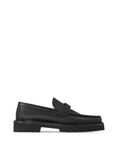 Major LV Logo Loafers Black - LOUIS VUITTON - BALAAN 1