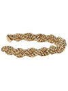 Gold Twist Scoubidou Bracelet - BALMAIN - BALAAN 2