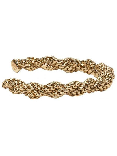 Gold Twist Scoubidou Bracelet - BALMAIN - BALAAN 2