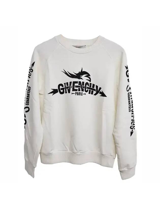 Tribal Print Sweatshirt White - GIVENCHY - BALAAN 1