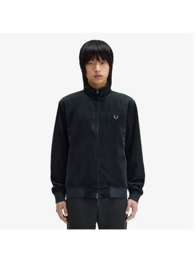 Fred Perry Sport Corduroy Brendam Jacket Night Green AFPM2438546 Q20 - FRED PERRY - BALAAN 1