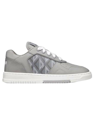 Kids B27 Logo Detailed Lace Up Low Top Sneakers Grey - DIOR - BALAAN 1