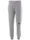 Barcode Cotton Jogger Track Pants Grey Melange - VETEMENTS - BALAAN 2