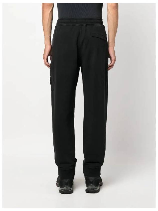 Wappen Patch Cargo Jogger Track Pants Black - STONE ISLAND - BALAAN 3