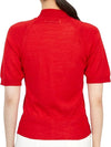 Women's Wool Silk Knit Top Red - VIVIENNE WESTWOOD - BALAAN 5