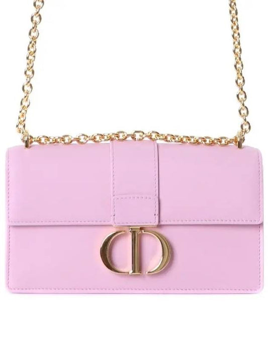 30 Montaigne East West Chain Bag Mello Cotton Pink Calfskin - DIOR - BALAAN 2