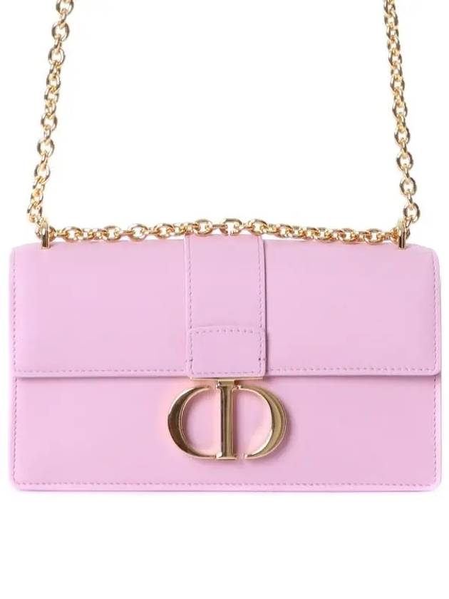 30 Montaigne East West Calfskin Chain Shoulder Bag Melocoton Pink - DIOR - BALAAN 3