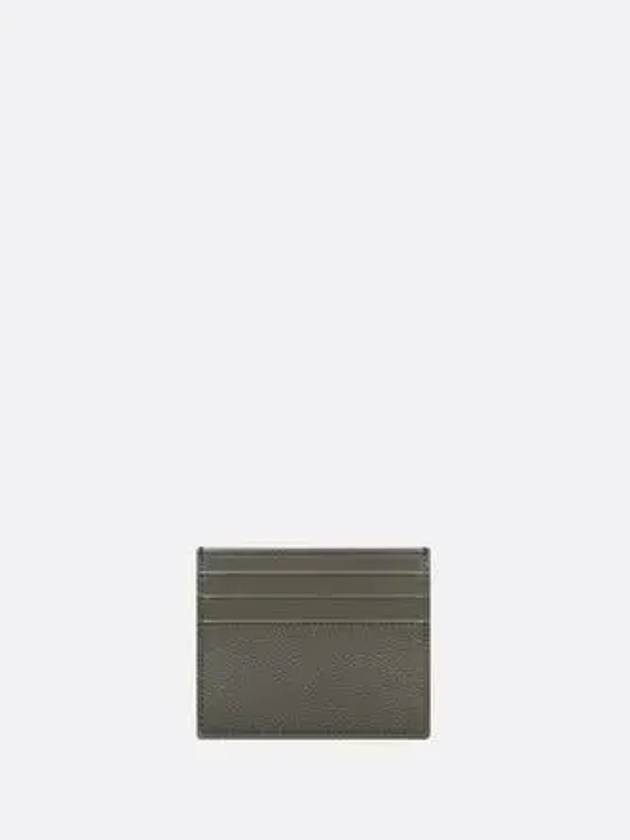 CD Icon Grained Calfskin Card Wallet Green - DIOR - BALAAN 3