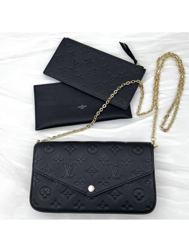 Felicie Pochette Shoulder Bag Black - LOUIS VUITTON - BALAAN 2