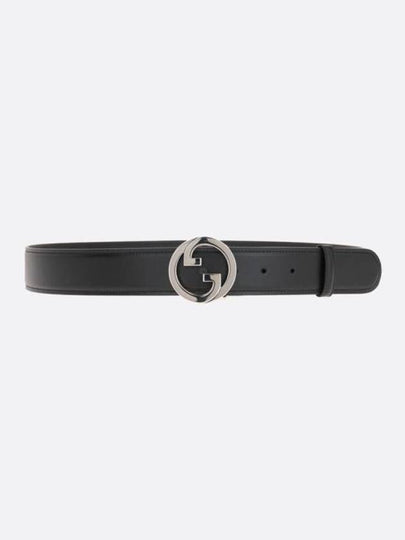 Blondie Leather Belt Black - GUCCI - BALAAN 2