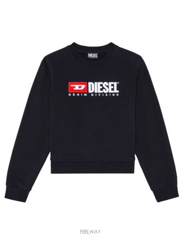 F ReGGy Div Logo Sweatshirt Black - DIESEL - BALAAN 6