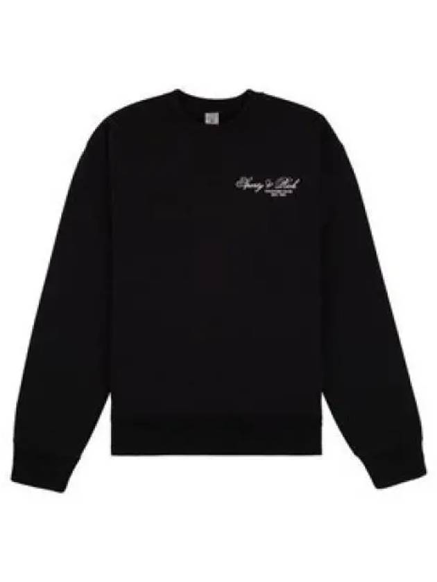 Logo Print Cotton Sweatshirt Light Black - SPORTY & RICH - BALAAN 2