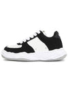 Wayne OG Sole Canvas Low Top Sneakers Black White - MAISON MIHARA YASUHIRO - BALAAN 4