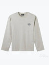 Men's Oliver Logo Long Sleeve T-Shirt Ecru - A.P.C. - BALAAN 2