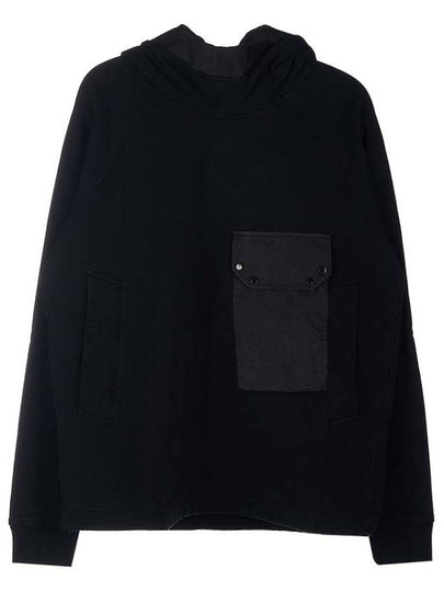 Pocket Cotton Hoodie Black - TEN C - BALAAN 2