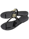 Miller Mini Flat Thong Flip Flop Black - TORY BURCH - BALAAN 2