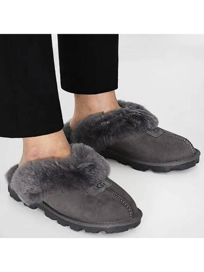 Women's Coquette Slippers Dark Grey - UGG - BALAAN 2