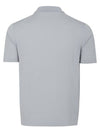 Men's Polo Short Sleeve Knit Top Light Grey - SOLEW - BALAAN 3