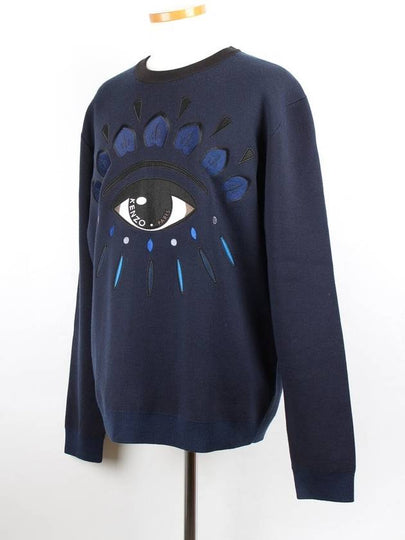 Evil Eye Sweatshirt Navy XL - KENZO - BALAAN 2