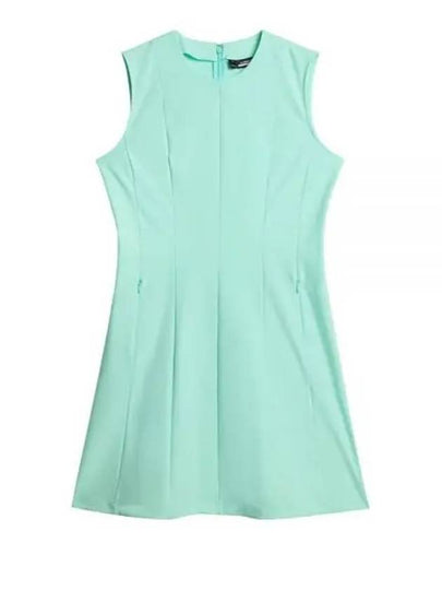 Jasmin Golf A-Shape Short Dress Aruba Blue - J.LINDEBERG - BALAAN 2