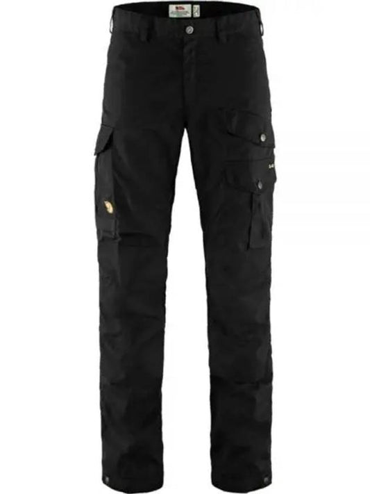 Men's Vida Pro Regular Fit Straight Pants Black - FJALL RAVEN - BALAAN 2