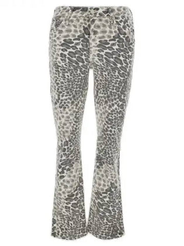 graphic printed flare denim - MOTHER - BALAAN 1