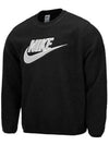 Sportswear Essential Sherpa Sweatshirt Black - NIKE - BALAAN 1