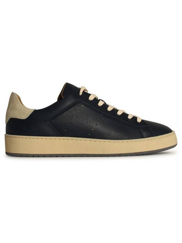 Hogan 'H672' Blue Leather Sneakers - HOGAN - BALAAN 1