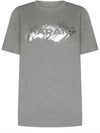 Hanori Logo Print Short Sleeve T-Shirt Grey - ISABEL MARANT - BALAAN 2