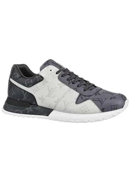 Run Away Low Top Sneakers Black White - LOUIS VUITTON - BALAAN 1