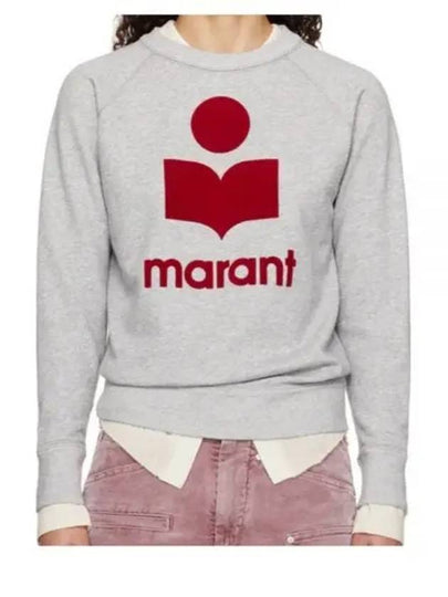 Millyny Logo Print Sweatshirt Grey - ISABEL MARANT - BALAAN 2