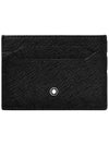 Sartorial 5CC Leather Card Wallet Black - MONTBLANC - BALAAN 1