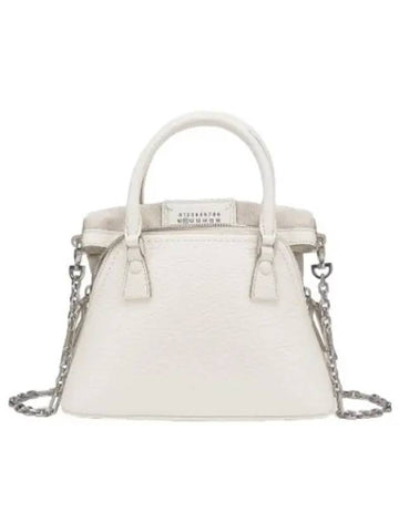 micro tote bag white handbag - MAISON MARGIELA - BALAAN 1