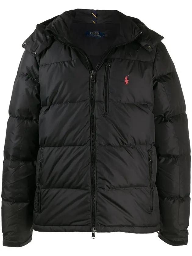 Men's Hooded Down Padded Black - POLO RALPH LAUREN - BALAAN 1