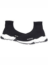 Speed Trainer  High Top Sneakers Black White - BALENCIAGA - BALAAN 3