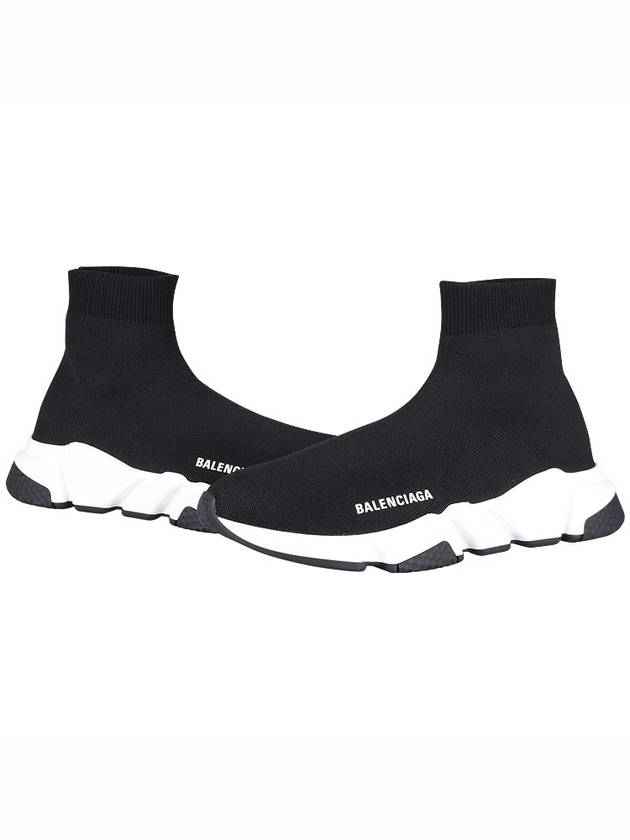 Speed Trainer  High Top Sneakers Black White - BALENCIAGA - BALAAN 3