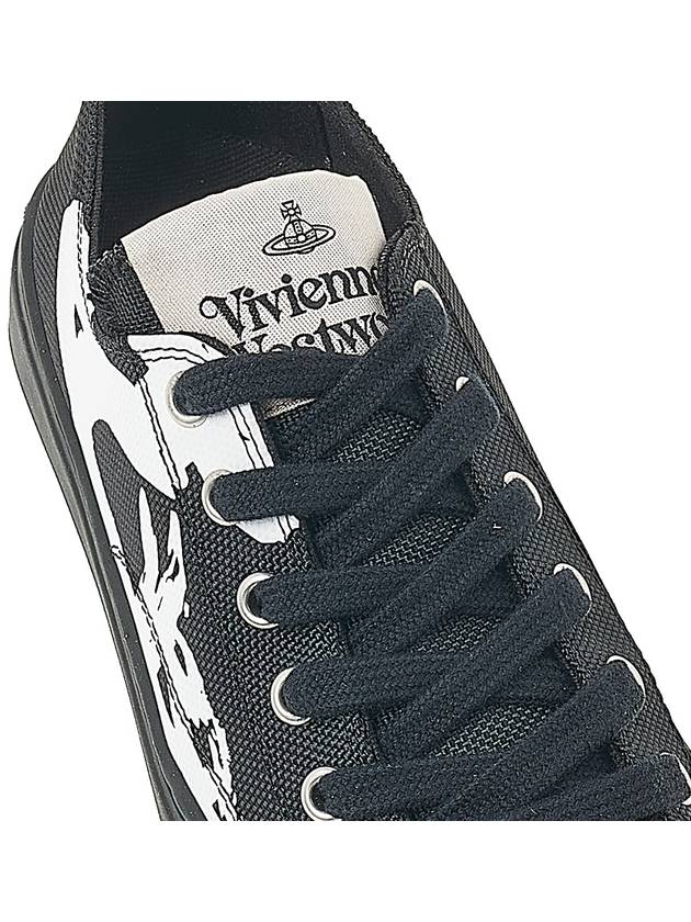 Plimsoll Low Top Sneakers Black - VIVIENNE WESTWOOD - BALAAN 9