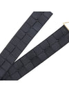 Intrecciato Triangular Buckle Leather Belt Black - BOTTEGA VENETA - BALAAN.