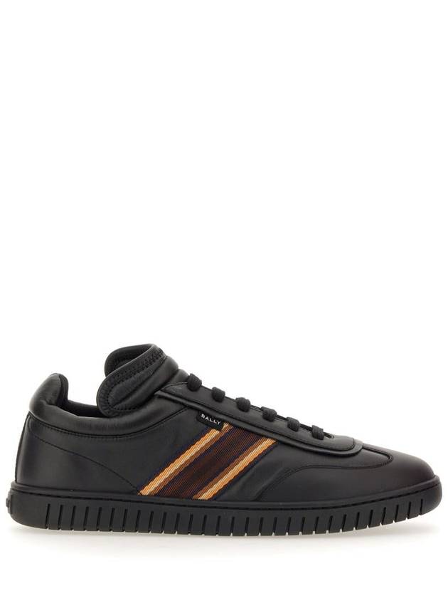 Parrel Ribbon Low Top Sneakers Black - BALLY - BALAAN 2