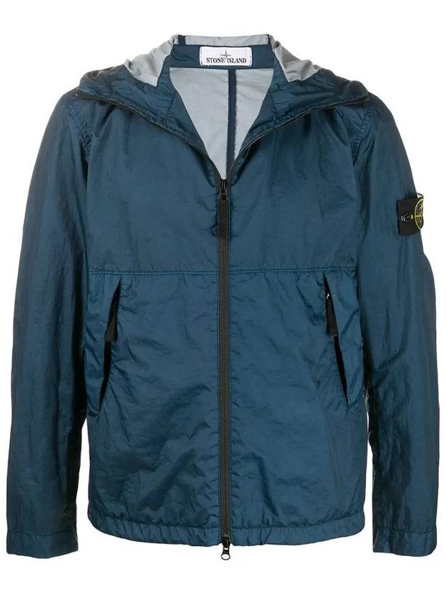 Membrana Hooded Jacket Navy - STONE ISLAND - BALAAN 2