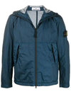 Membrana Hooded Jacket Navy - STONE ISLAND - BALAAN 3