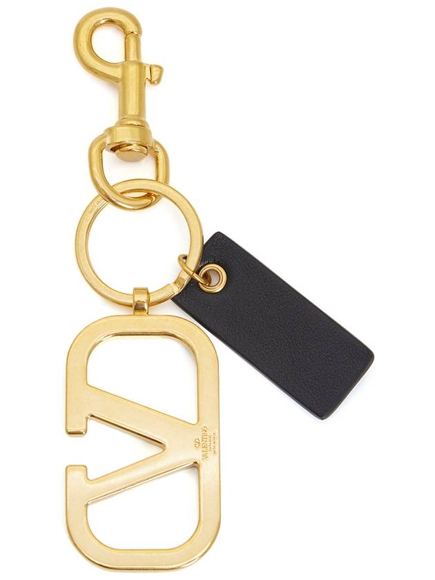 V Logo Signature Key Holder Gold - VALENTINO - BALAAN 3