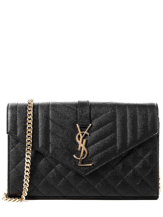 Cassandre Monogram Chain Cross Bag Black - SAINT LAURENT - 2