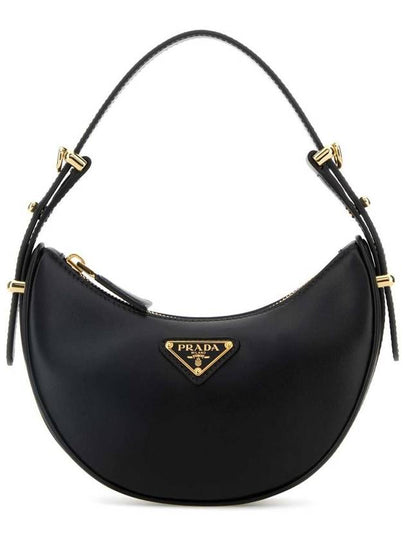 Arqué Leather Mini Shoulder Bag Black - PRADA - BALAAN 2