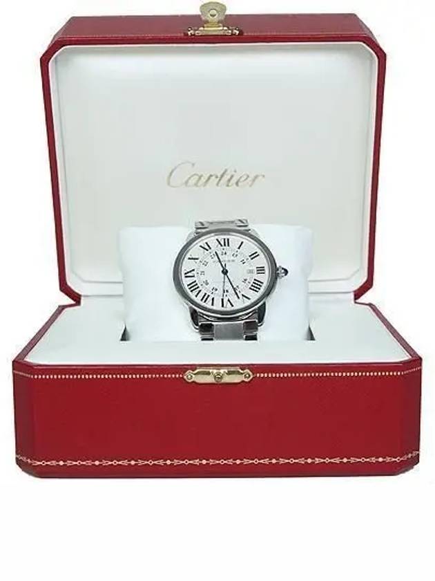 W6701011 Ronde Solo XL Automatic Steel Men s Watch - CARTIER - BALAAN 3