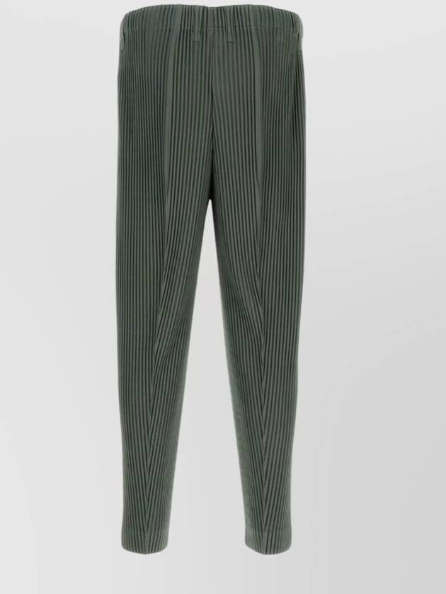 Homme Pliss Issey Miyake Straight Pants HP48JF138 63 Green - ISSEY MIYAKE - BALAAN 3